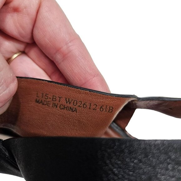 Cole Haan Womens‎ Leather & Snakeskin Wedge Sandals Size 6.5B - Picture 5 of 14